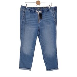 TORRID Pull On Boyfriend Straight Super Soft Mid Rise Jean Size 2 2X 18-20 Short